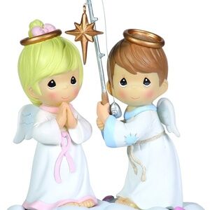 Precious Moments 2 Angels Holding Star